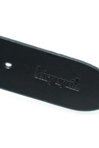 《予約品6/17締め》 CowSmoothLeather Belt / 革ベルト軸 単品 / Black