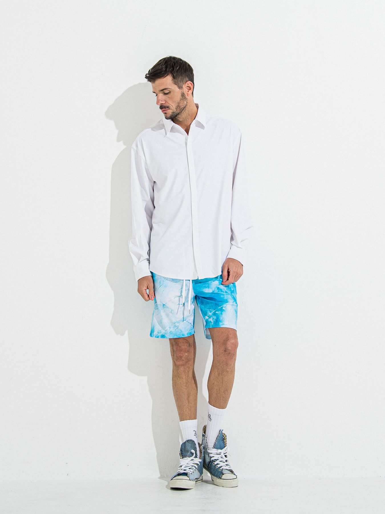 【予約品 】RASH JACK SHIRTS / ラッシュガード ジャックシャツ / ホワイト
