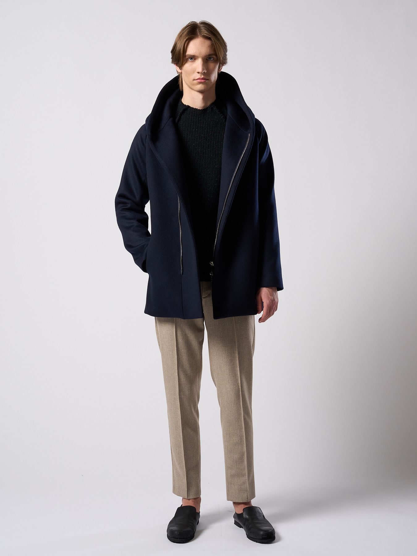 【予約品 4月19日(日) 18時締切】zip witch coat / ジップ ウィッチコート / ネイビー