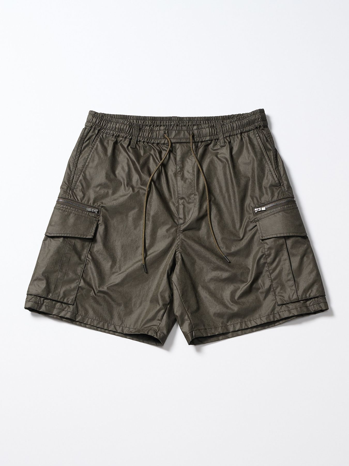 【予約品 1月25日(日) 締切】solid cargo shorts / ソリッド カーゴショーツ / カーキ