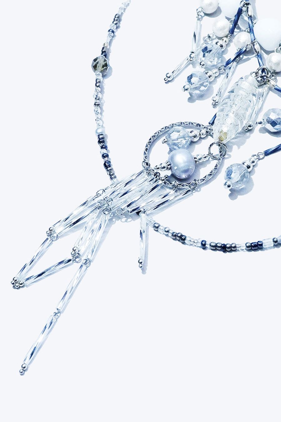 霧雨 キリサメ Necklace ネックレス / WHITE 【Ranunculus】