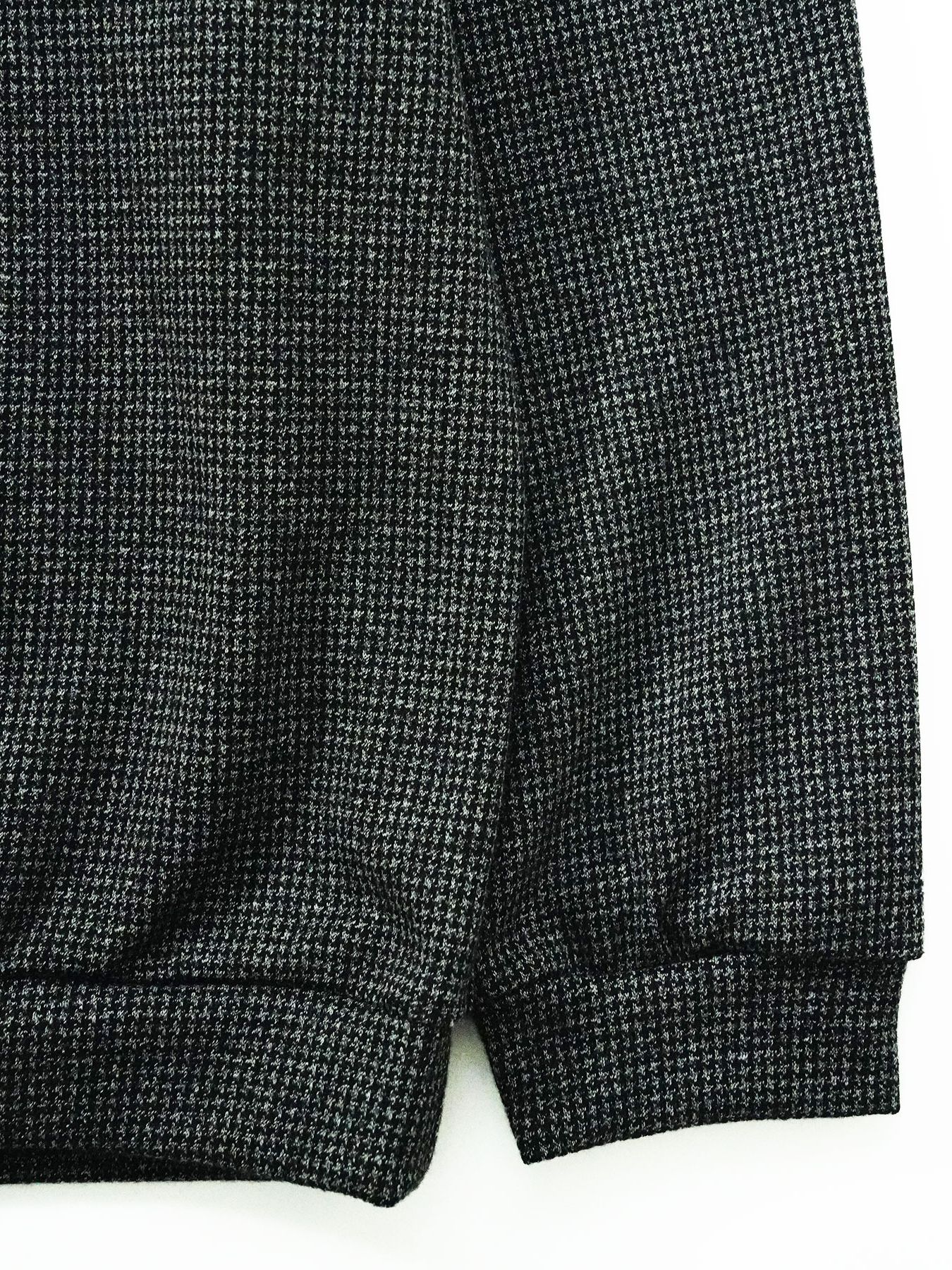 【予約品】 LUXEWEAVE / ハイネック / 千鳥グレー