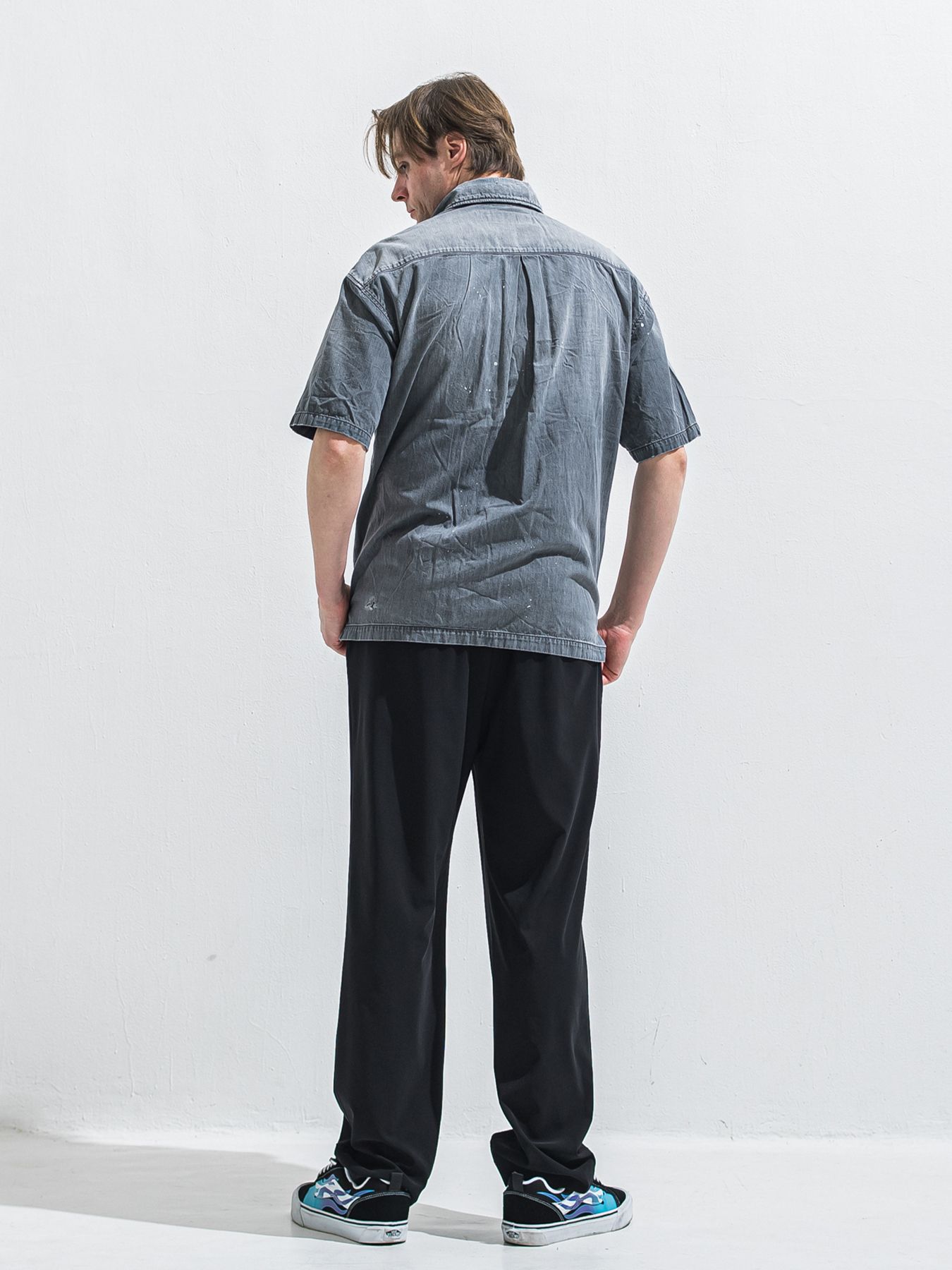 【予約品 2月15日(日) 18:00 締切】BEN PANTS / ワイドルーズパンツ / ブラック