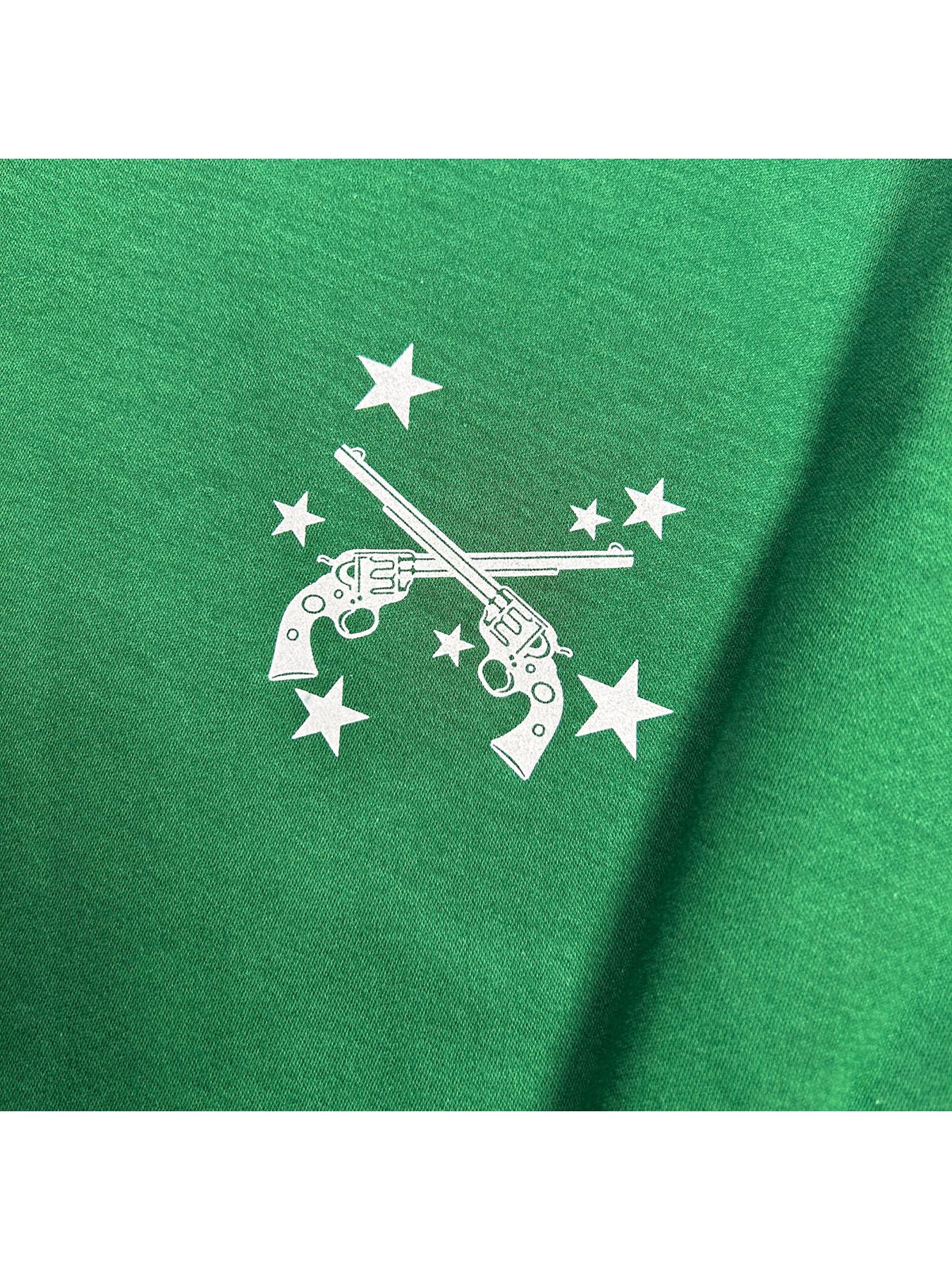 【予約品 8月10日(日) 締切 】ANGEL CROSSGUN L/S T / エンジェル クロスガン ロングスリーブ Tシャツ / グリーン