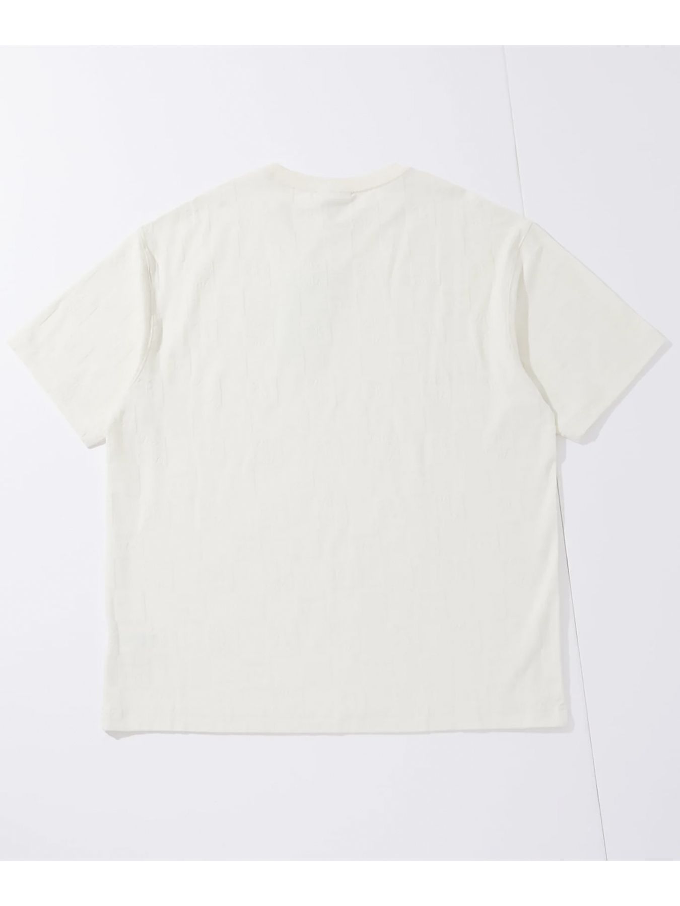 JACQUARD TEE / ジャガードTシャツ / ホワイト