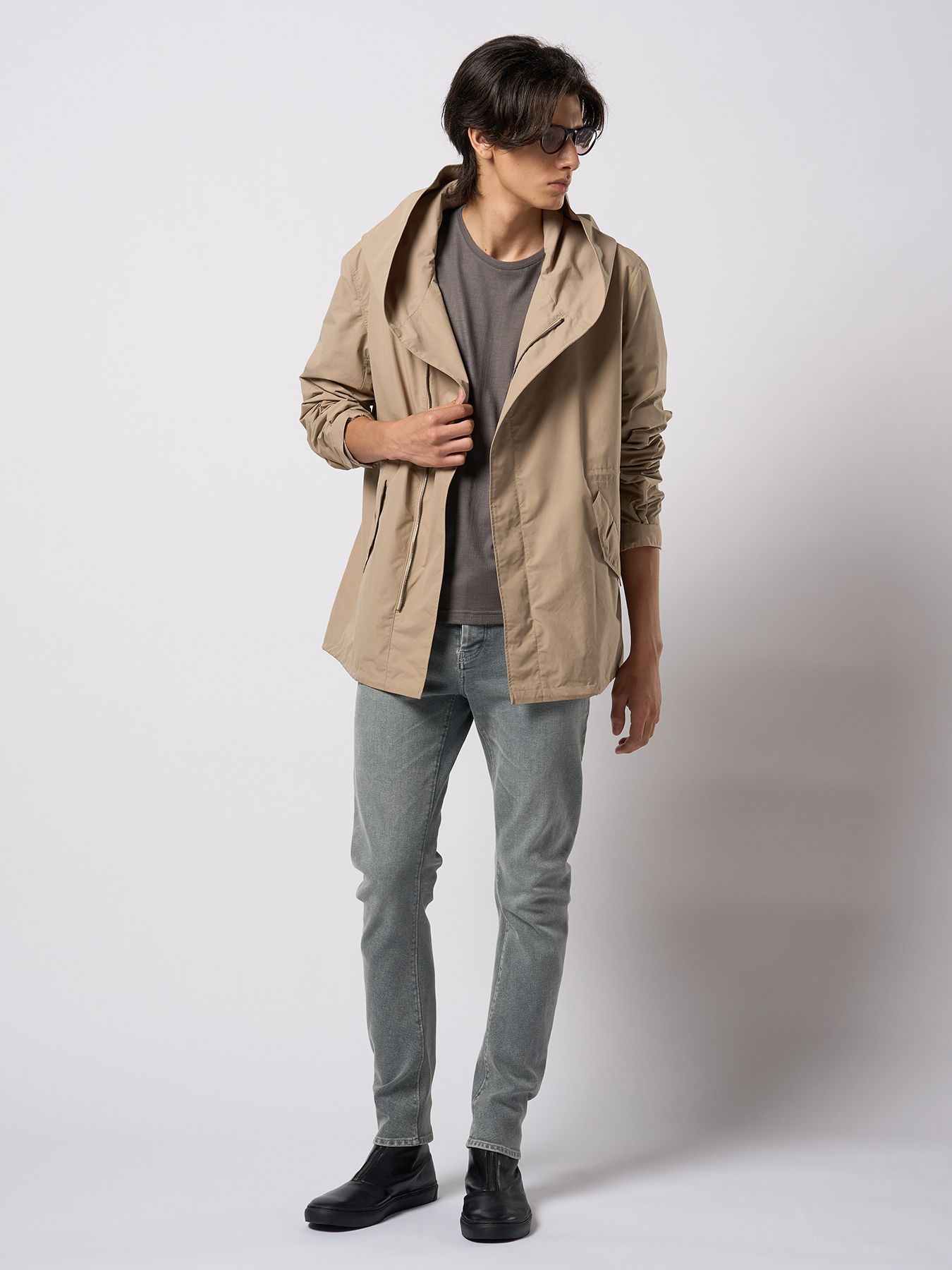 【予約品 9月23日(火) 締切】wrap field parka / ラップフィールドパーカ / ベージュ