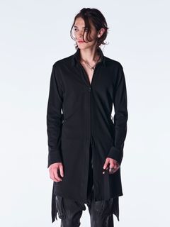【予約品 6月29日(月) 締切】Mockroady Stand Collar Zip Shirt / スタンドカラー ジップシャツ / ブラック