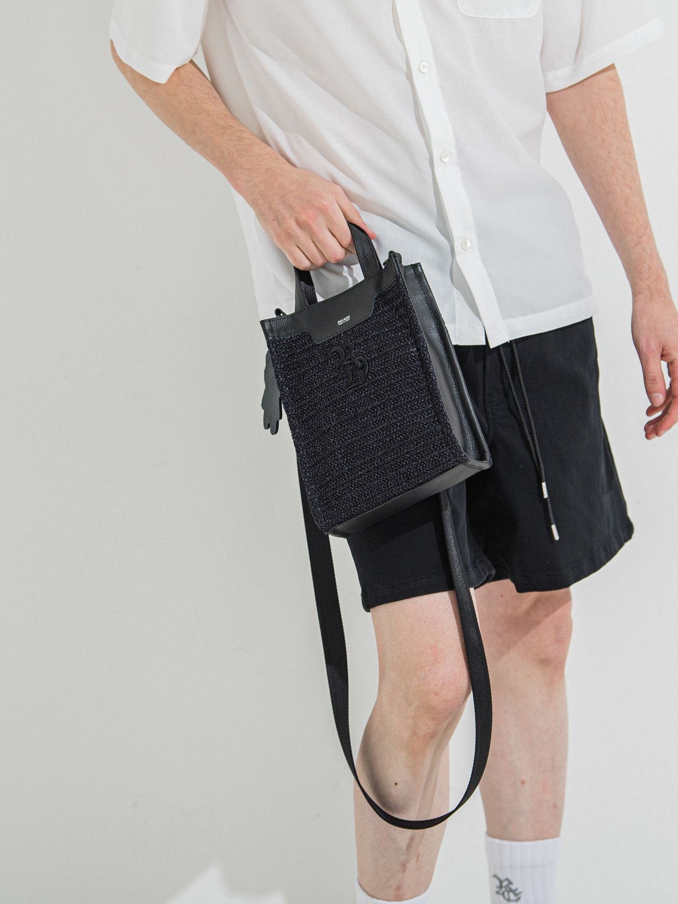 MESH MINI TOTE BAG / メッシュミニトートバッグ / ブラック