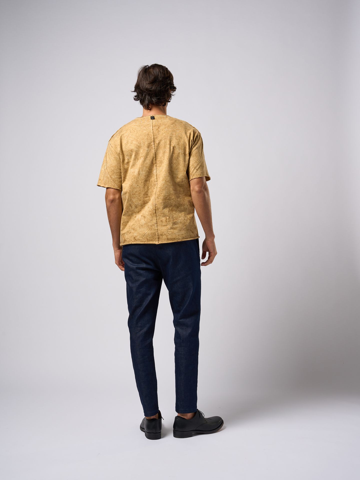 spec dye cut-off S/S  / Tシャツ / イエロー