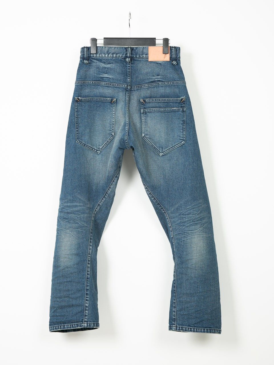 12.5ozオーガニックコットン ストレッチデニム 3D ワイドストレート ジーンズ / Wide Straight Jeans / RAD CLUB（ラッドクラブ） / インディゴ