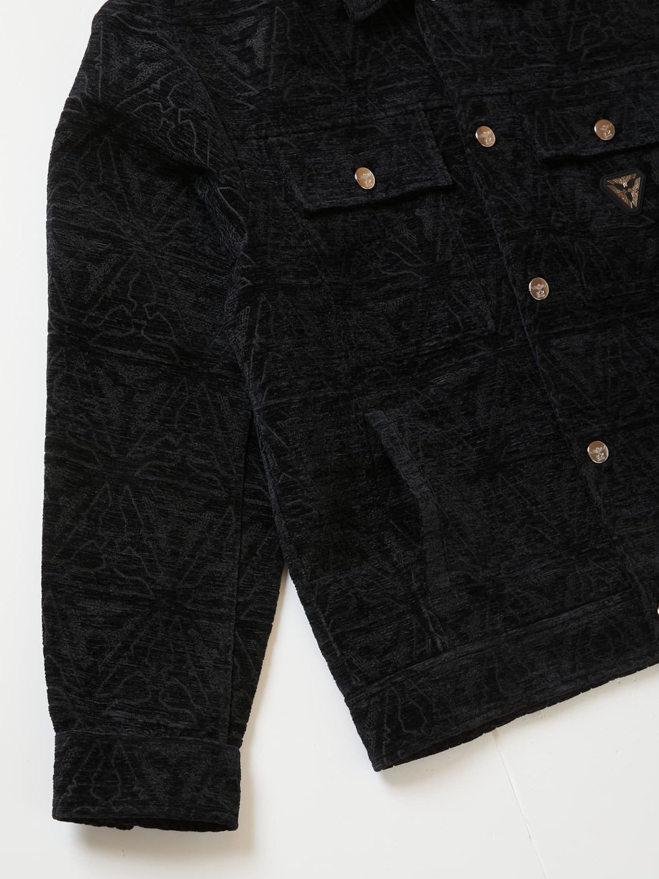 BOY VELVET JACQUARD JACKET / ジャケット / ブラック