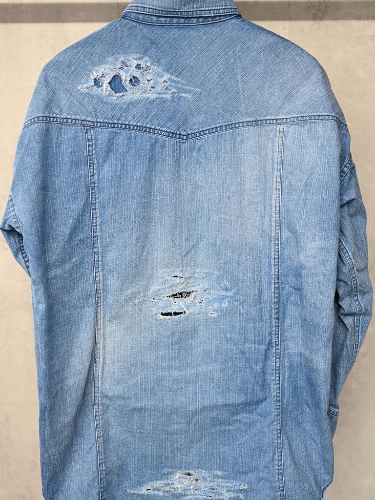 《予約品》 JAMES OVER DUNGAREE SHIRT  / オーバーウエスタンシャツ / インディゴクラッシュ