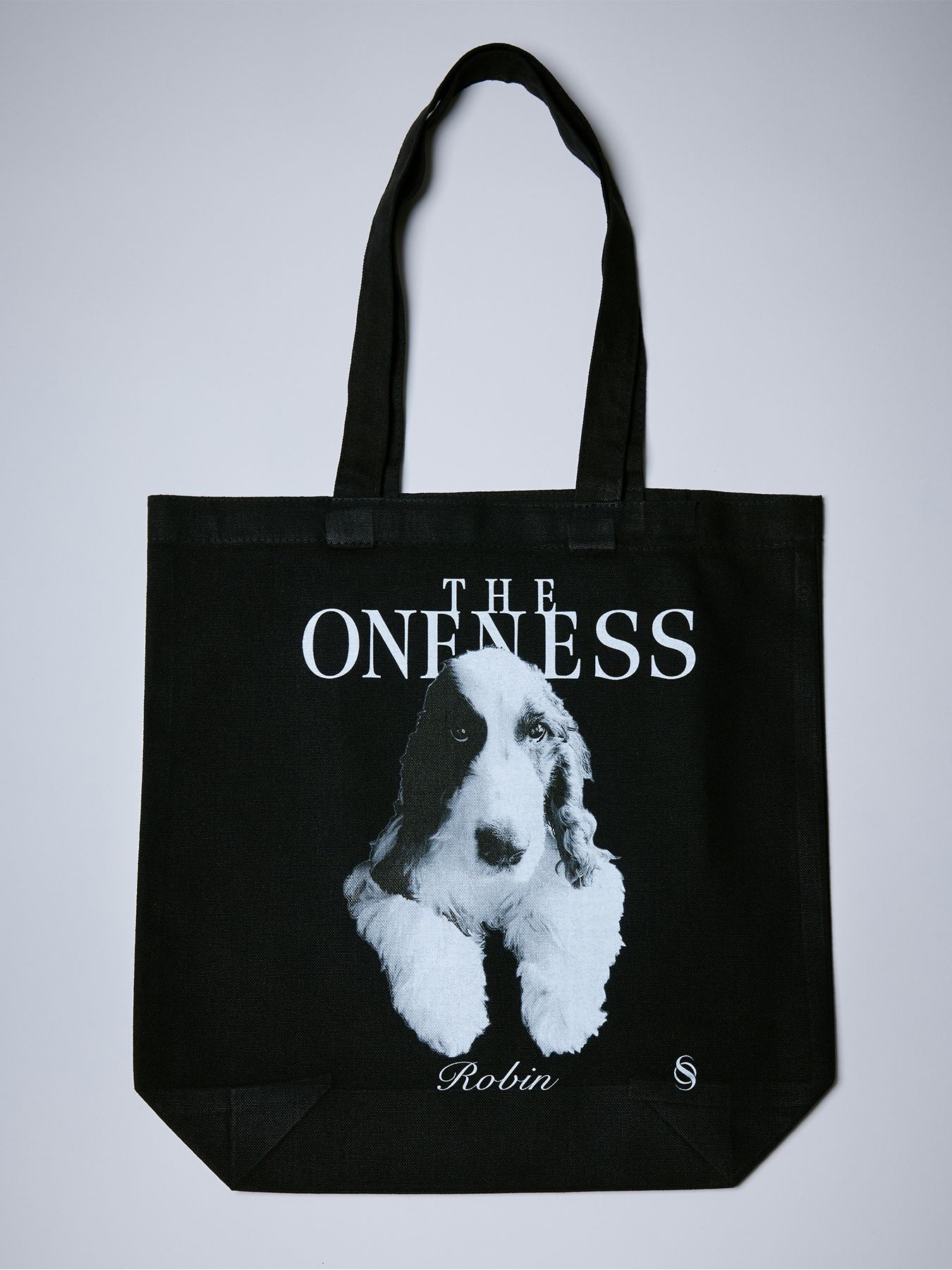 【予約品 10月26日(月) 締切】《犬猫保護活動チャリティー企画》Organic Cotton Tote Bag / オーガニックコットン トートバッグ / ブラック