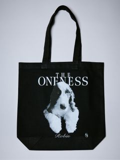 【予約品 10月26日(月) 締切】《犬猫保護活動チャリティー企画》Organic Cotton Tote Bag / オーガニックコットン トートバッグ / ブラック