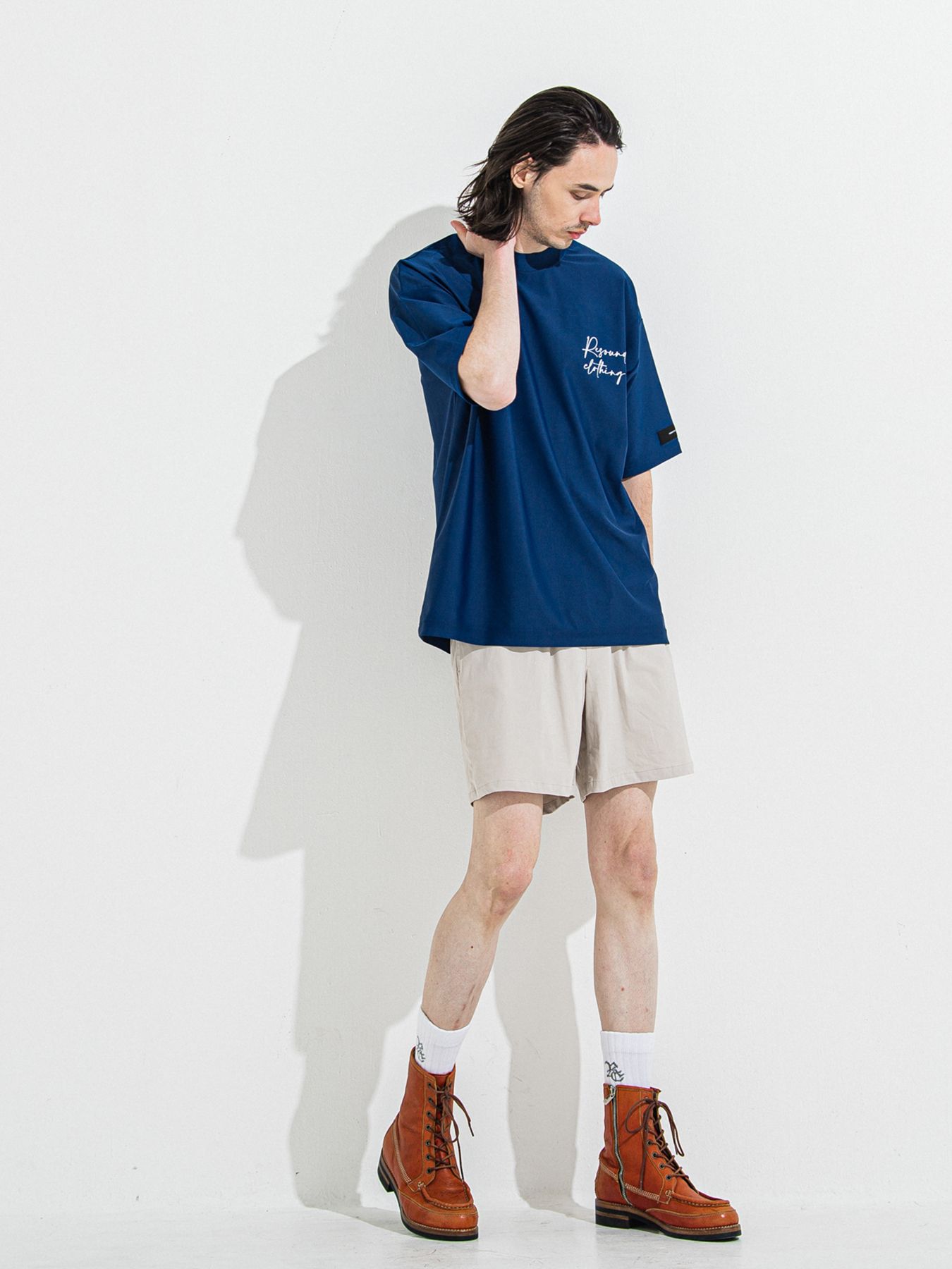【予約品 】TV NYLON SHORTS / ティーヴィーナイロンショーツ / グレージュ