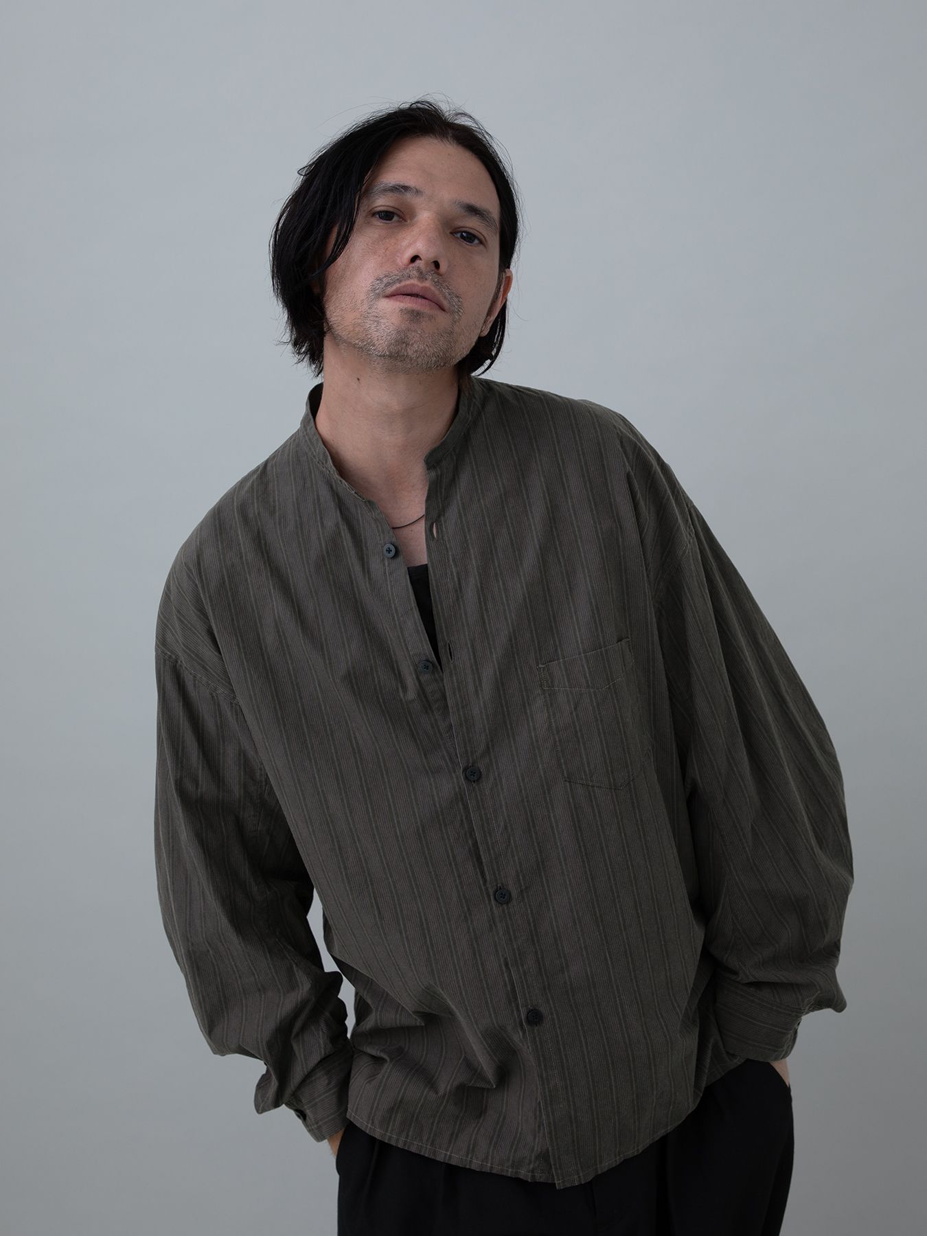 【予約品 11月23日(日) 締切】SUMISHIRT / マルチストライプシャツ / 太STRIPE