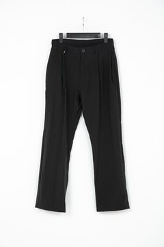 Taslan Finished Nylon Wide Pants / ブラック 【STRUM】