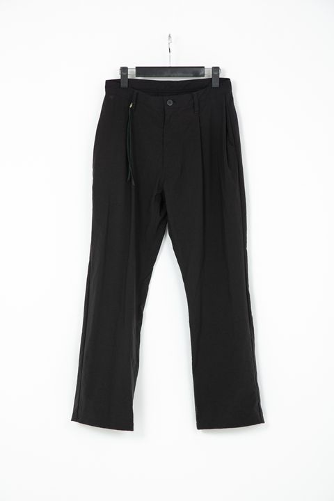 Taslan Finished Nylon Wide Pants / ブラック 【STRUM】