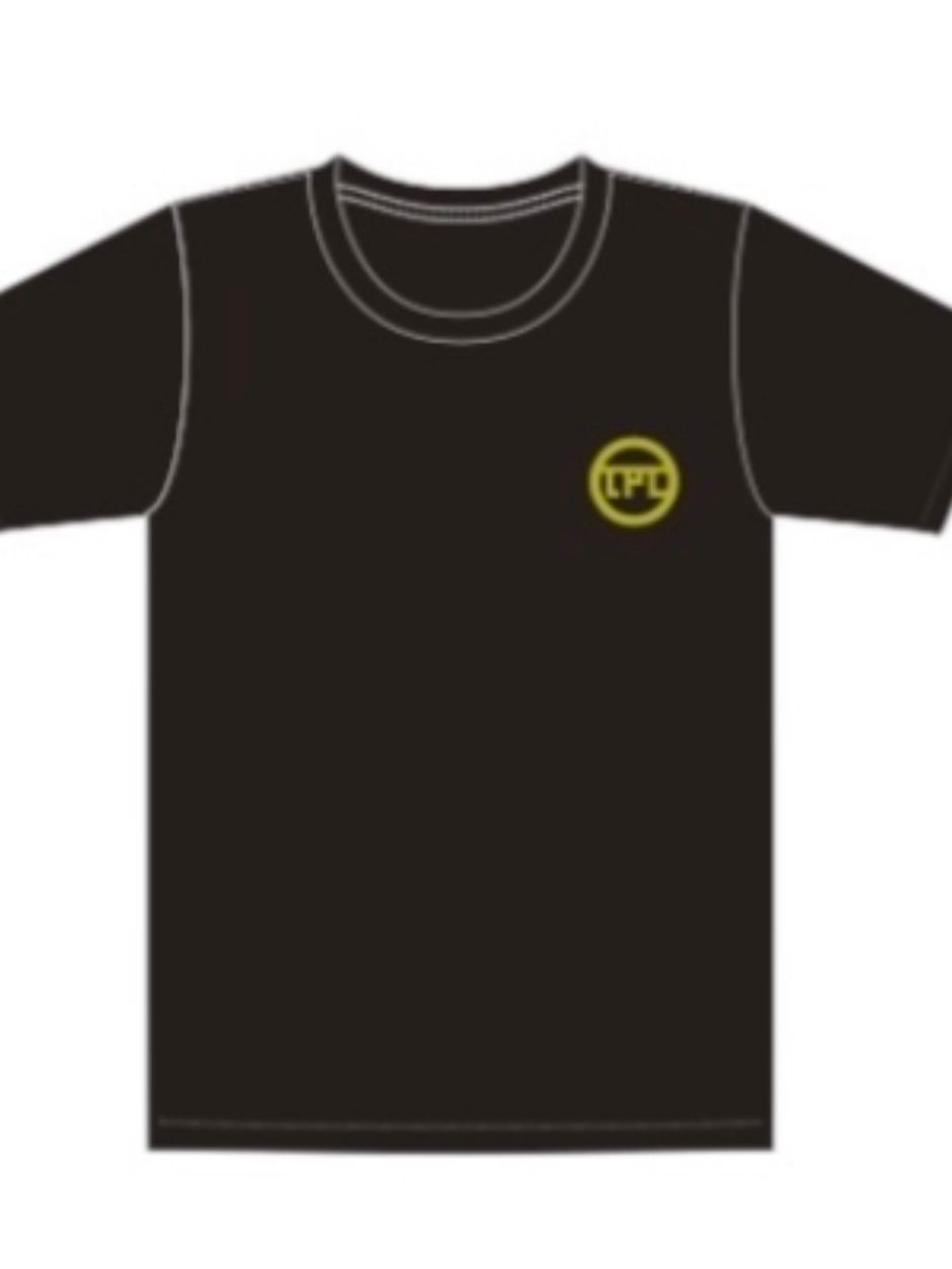 TPC/t-shirts(logo) / ブラック×ゴールド  [TPC］