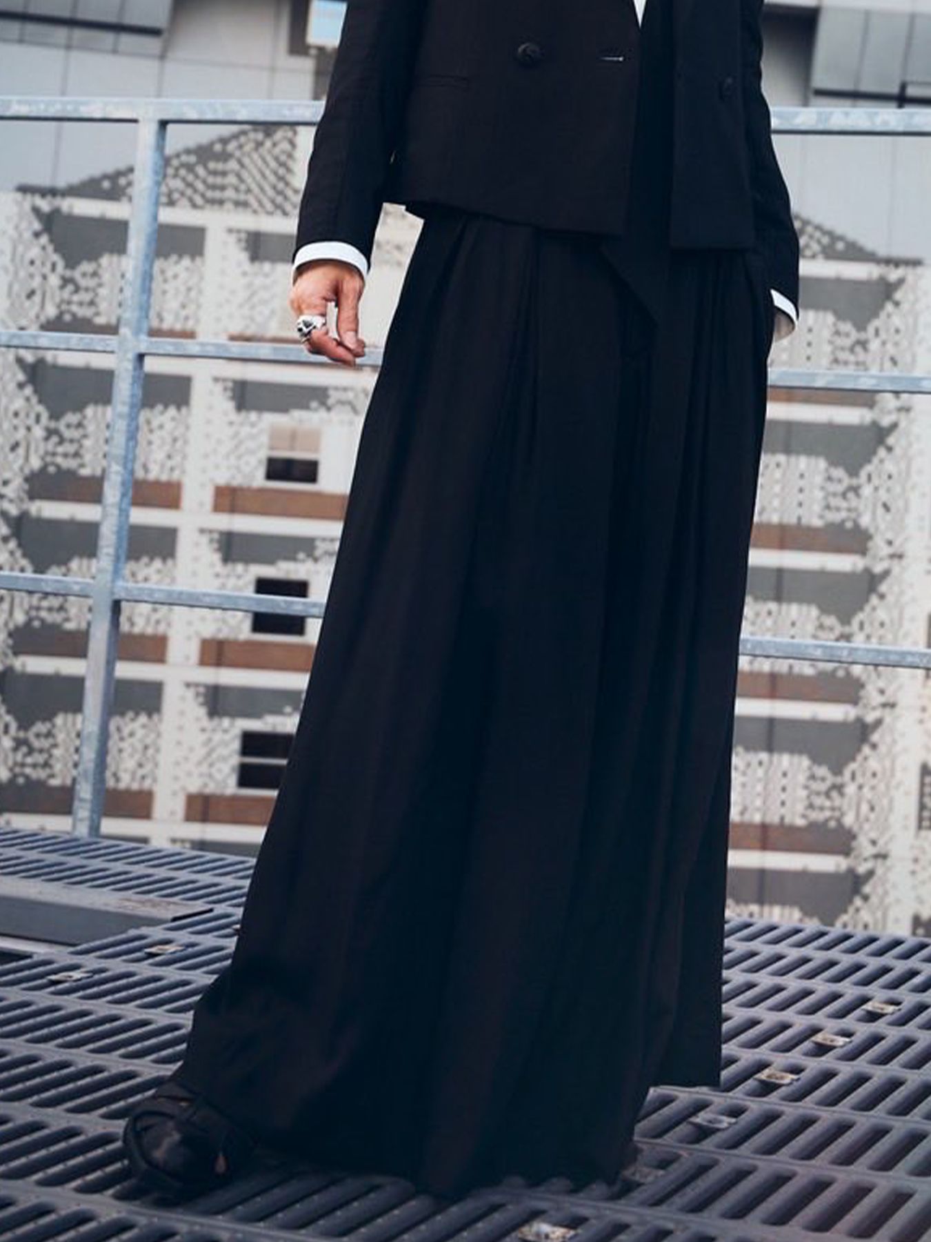 【予約品 】Drape Slacks / ドレープスラックス / ブラック