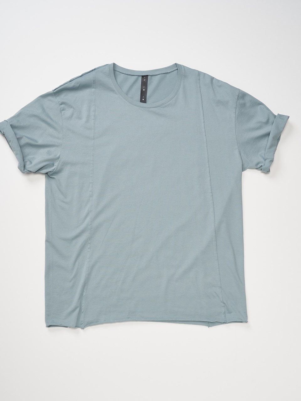 《予約品》 roll-up sleeve cut&sewn / Tシャツ / アイスブルー