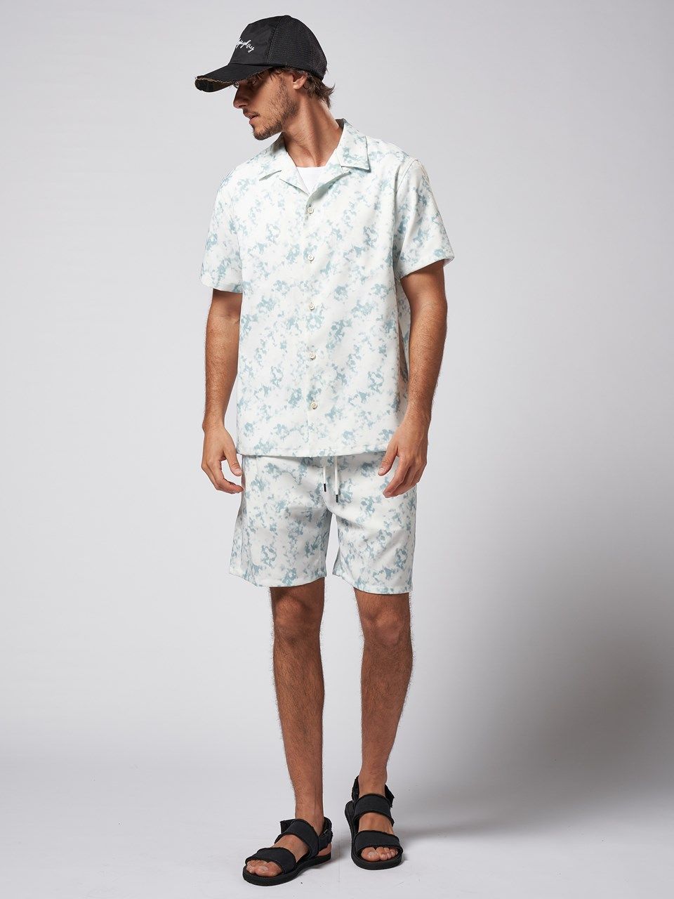 《予約品》 patterned shorts / ショートパンツ / ライトブルー