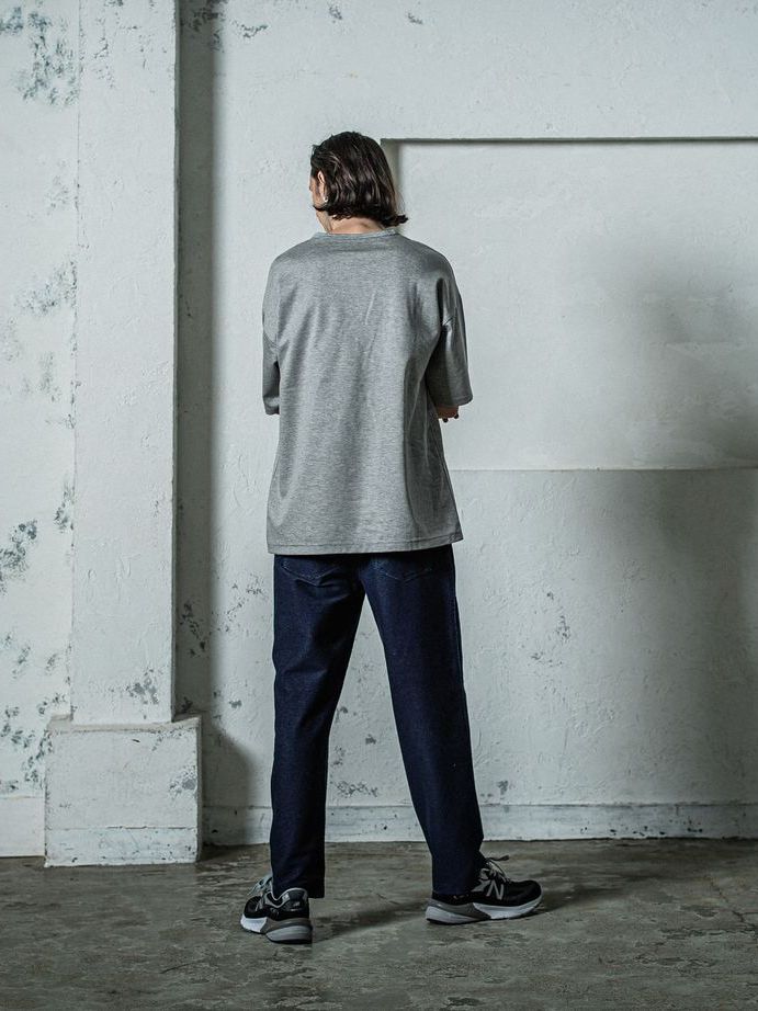 《予約11月17日19時締め》 Finest  BASIC  LOOSE T / ルーズTシャツ / グレー