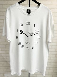 【予約】クロックTee WHITE×BLACK GODSIZE