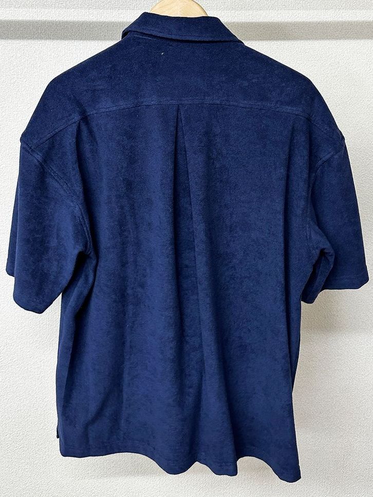 《予約品3月3日18：00締め》 PILE BEACH SHIRTS / パイルシャツ / ネイビー
