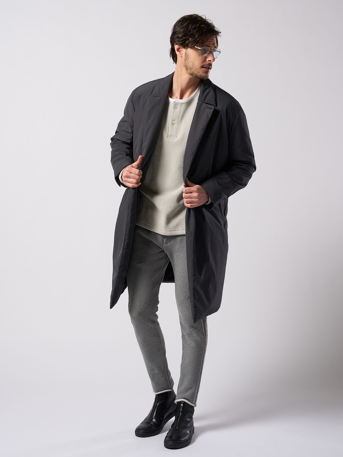 【予約品 4月19日(日) 18時締切】front zip bootie / ホースレザー フロントジップブーツ / ブラック