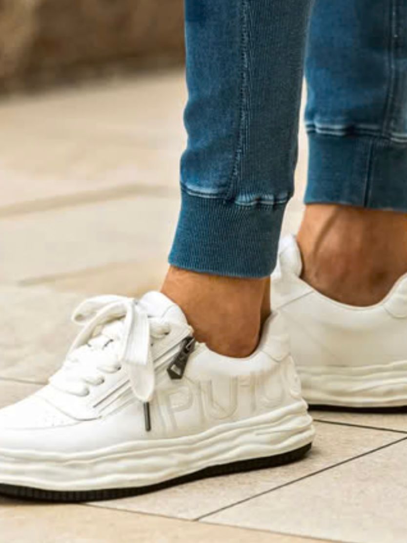 DISTORTED SOLE スニーカー / ホワイトUSX-26008