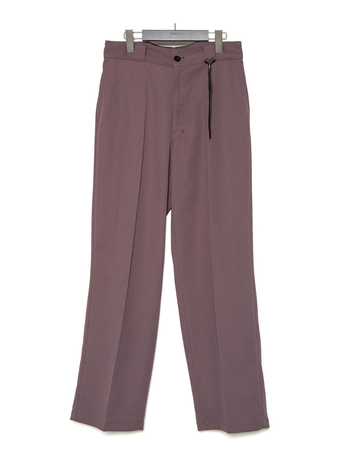 【予約品 9月27日(日) 締切】コットン ポリエステル高機能 ツイル スケーター チノパンツ / PLUM