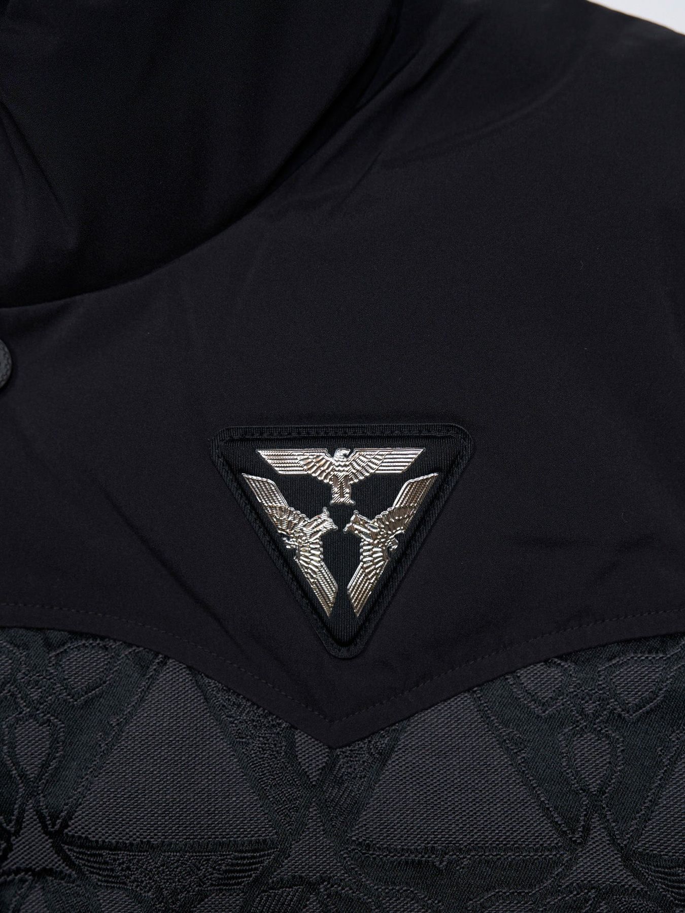 EAGLE "TRIANGLE" JACQUARD DOWN VEST / ダウンベスト / ブラック