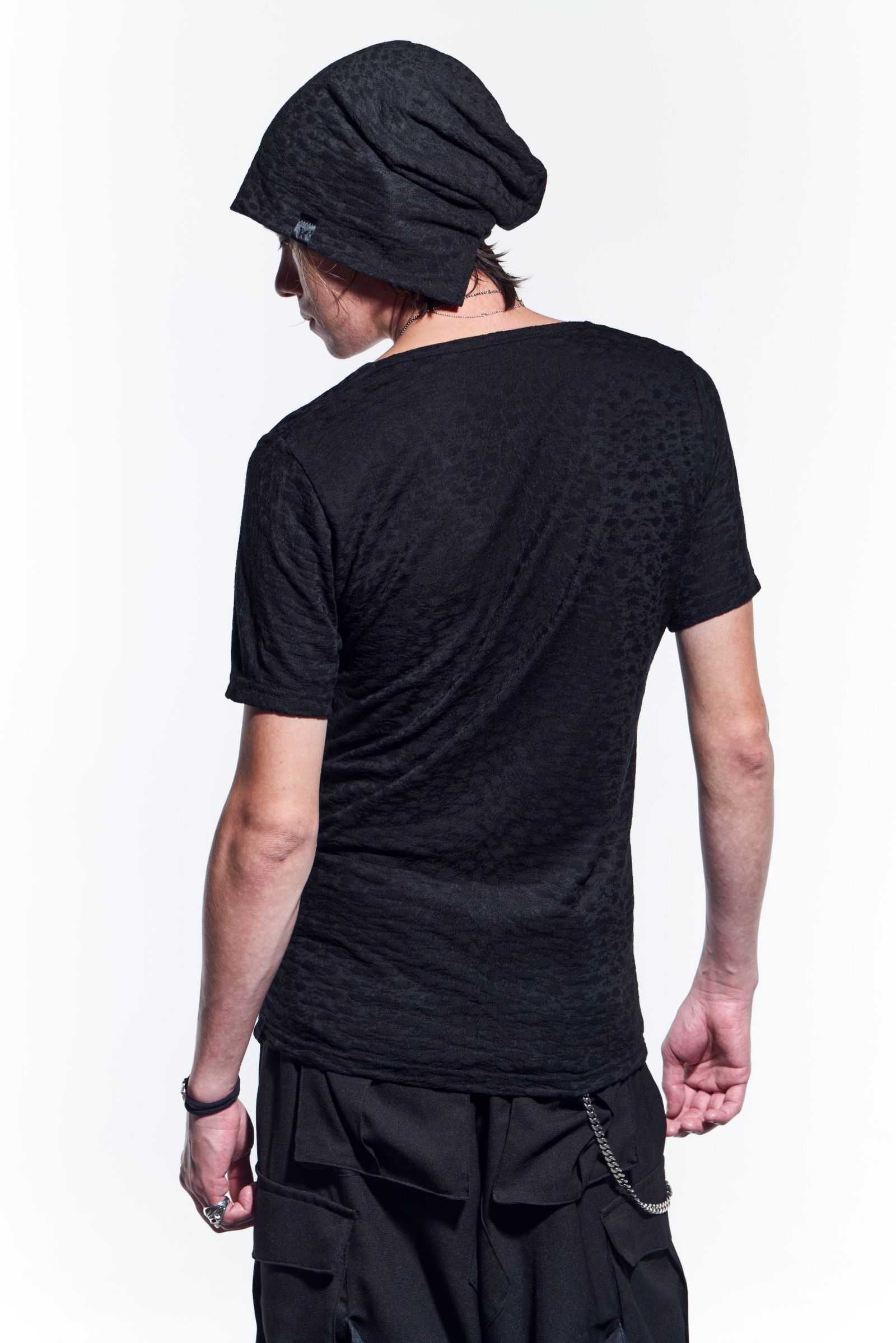 《予約品》 Henry V-Neck T-Shirts Tシャツ LeopardJQD / Black 【kiryuyrik】 4月入荷予定