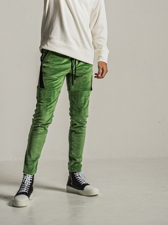 《予約9月1日18時締め》 velours TYLER PANTS  / 真冬仕様タイラーパンツ / グリーン