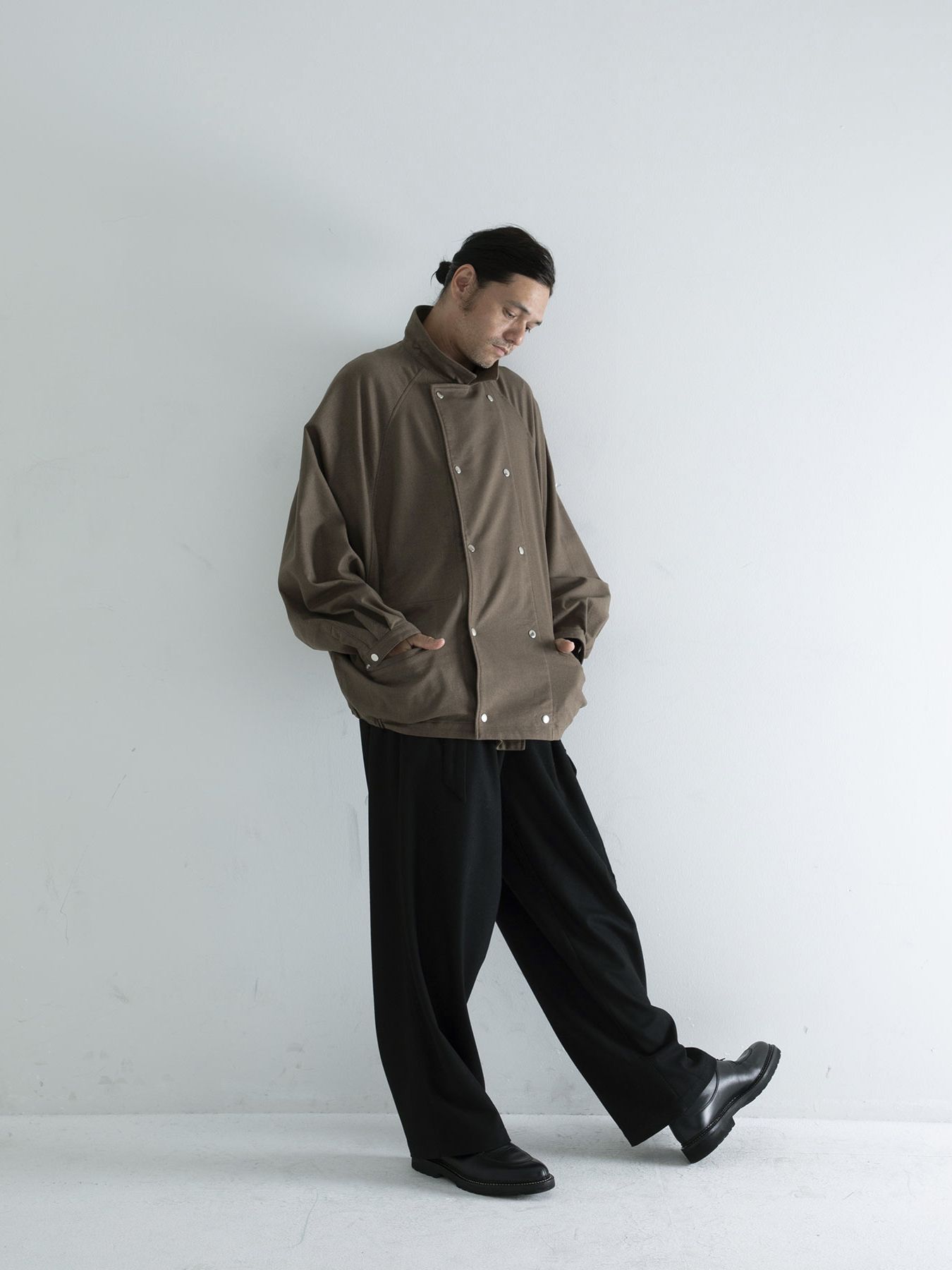 【予約品 】FRENCHDOLMA / ドルマンスリーブ ブルゾン / ベージュ