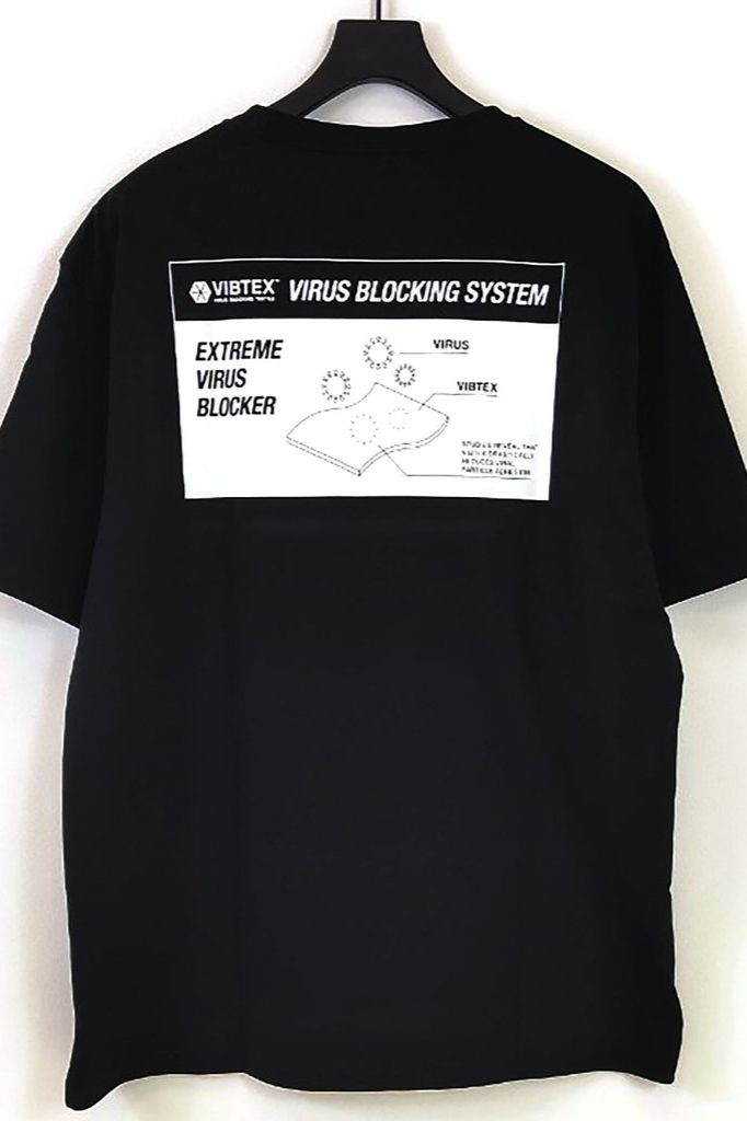 VIBTEX LOGO BIG-T / ブラック 【Roen】