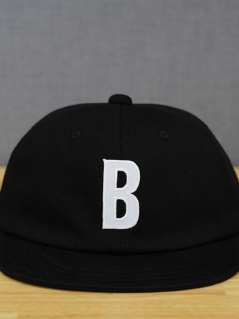 Bridge Cap”TYPE3 BRIDGE WAPPEN”/ブリッジキャップ”タイプ3ブリッジ Bワッペン”BLACK【Mighty Shine】