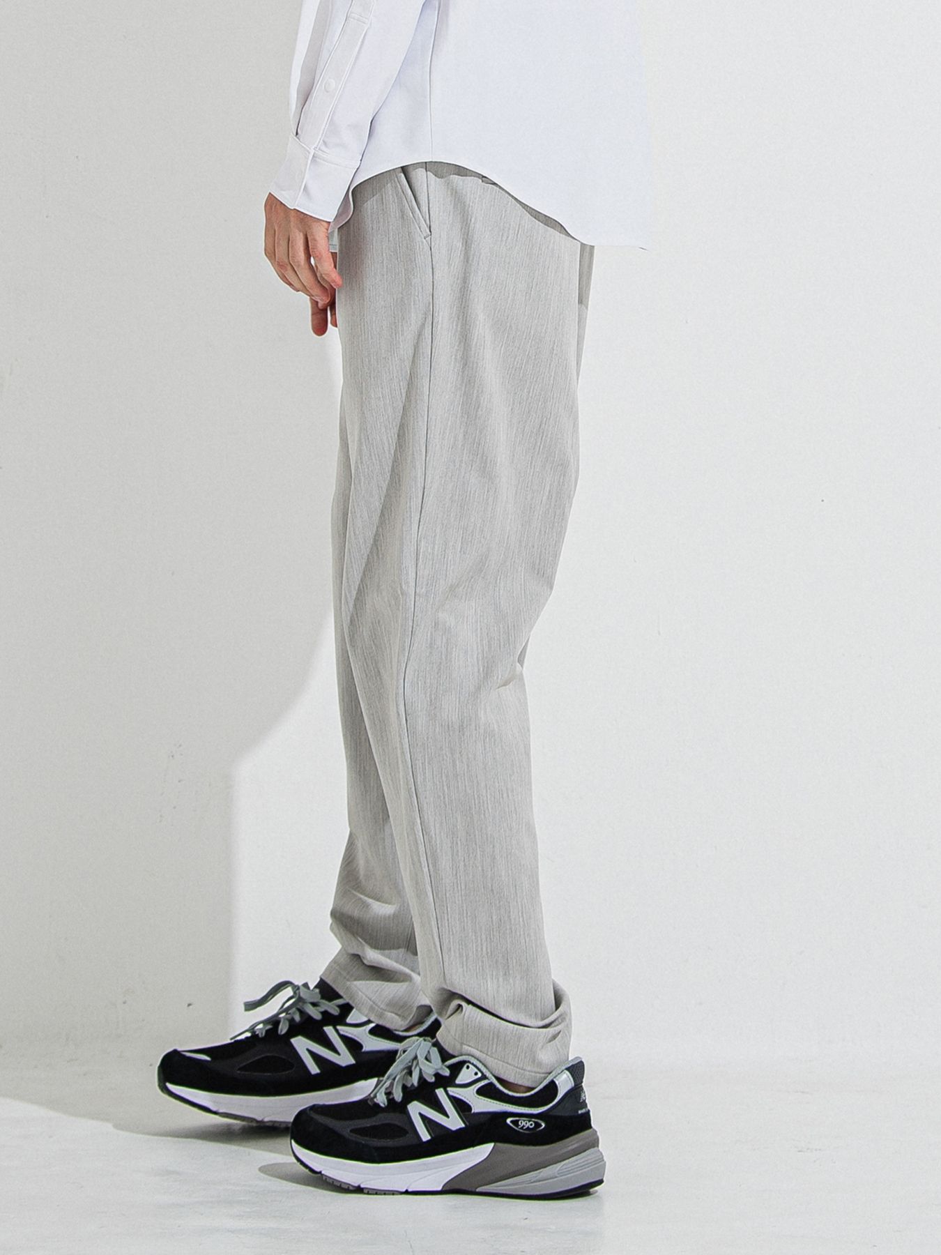 【予約品 】PAT WIDE EASY PANTS / パットワイドイージーパンツ / グレー