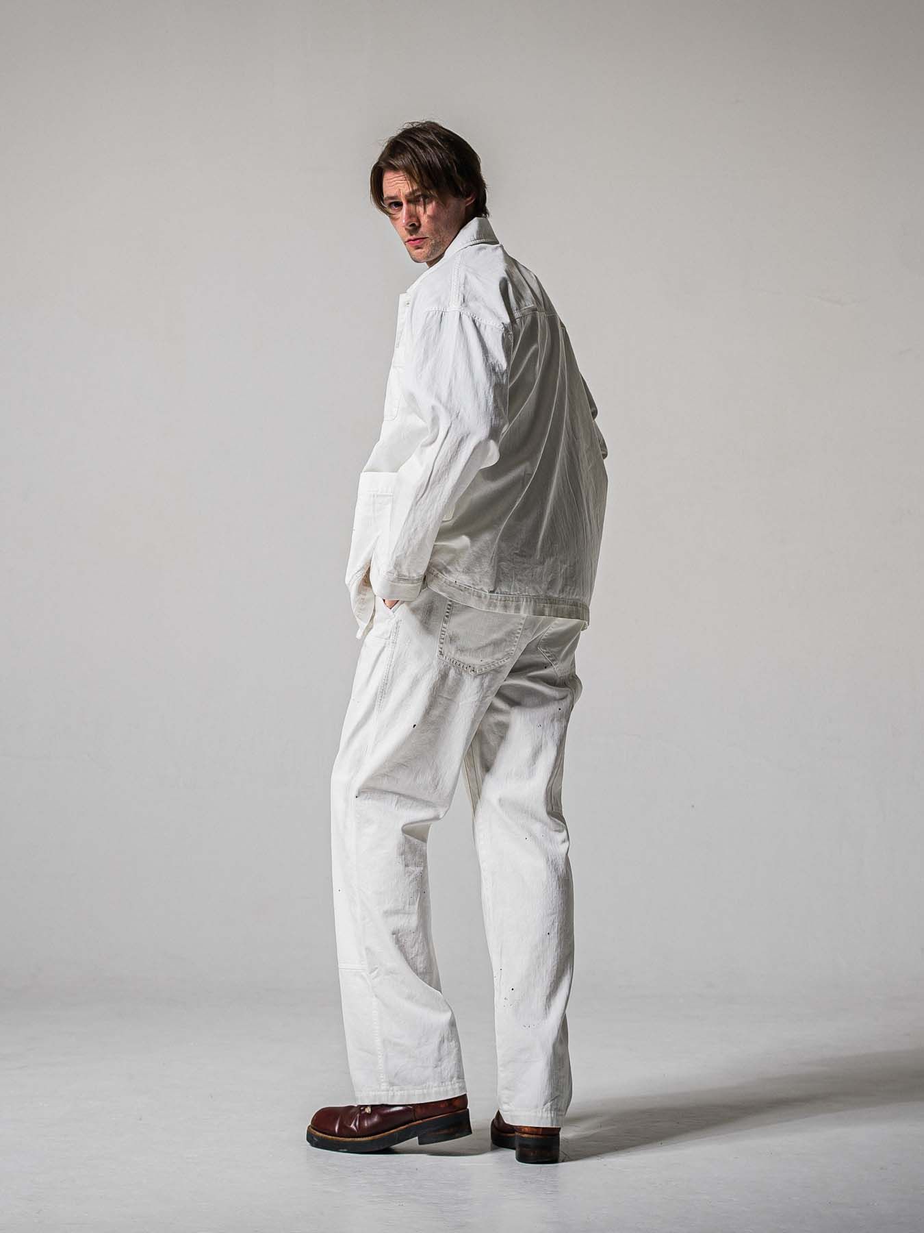 【予約品 11月16日(日) 締切】RC COVER ALL / ライトデニムカーバーオールジャケット / ホワイトユーズド