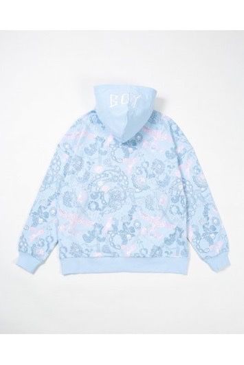 EAGLE PATTERN PARKA / BLUE 【BOY LONDON】
