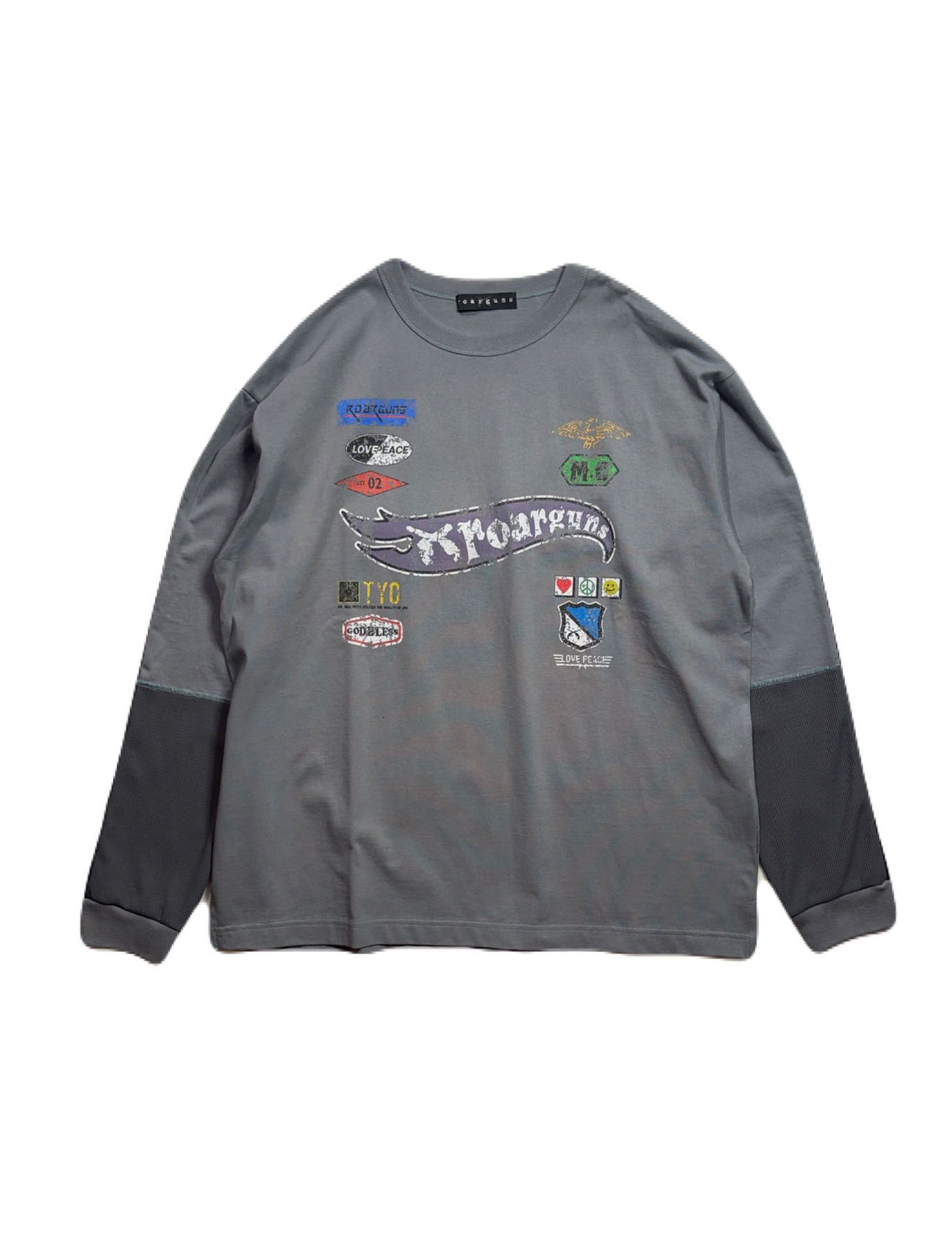 【予約品 3月9日(月) 18:00 締切】INKJET PRINT SWAET / インクジェットプリント スウェット / グレー