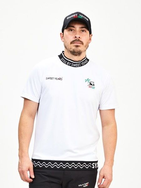 SURFLINE MOCK NECK / ホワイト 【SY32 by SWEET YEARS GOLF】