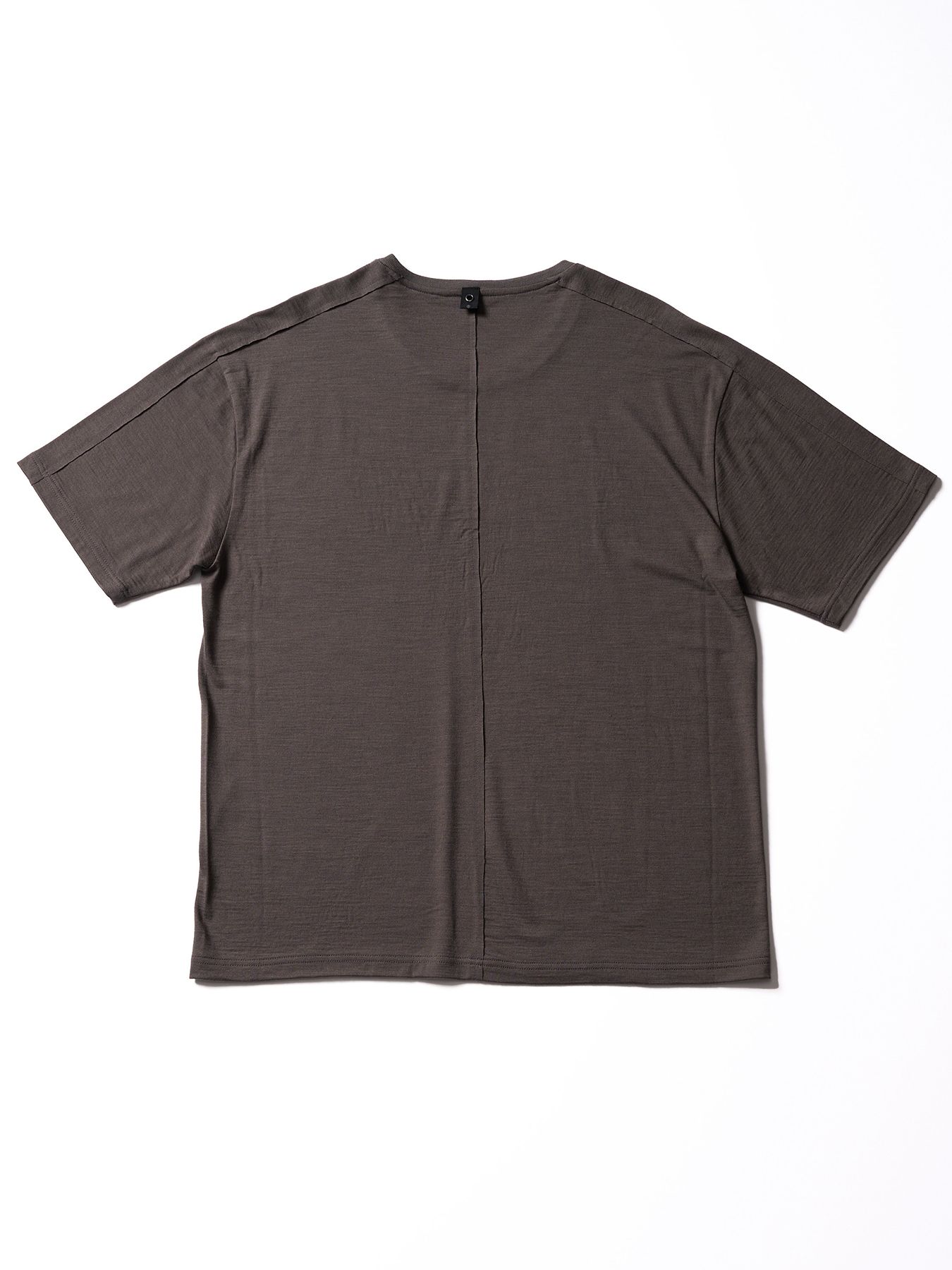 【予約品】super100's wool jersey S/S / Super100'sウール ハイゲージシングルジャージー ショートスリーブカットソー / スチールグレー