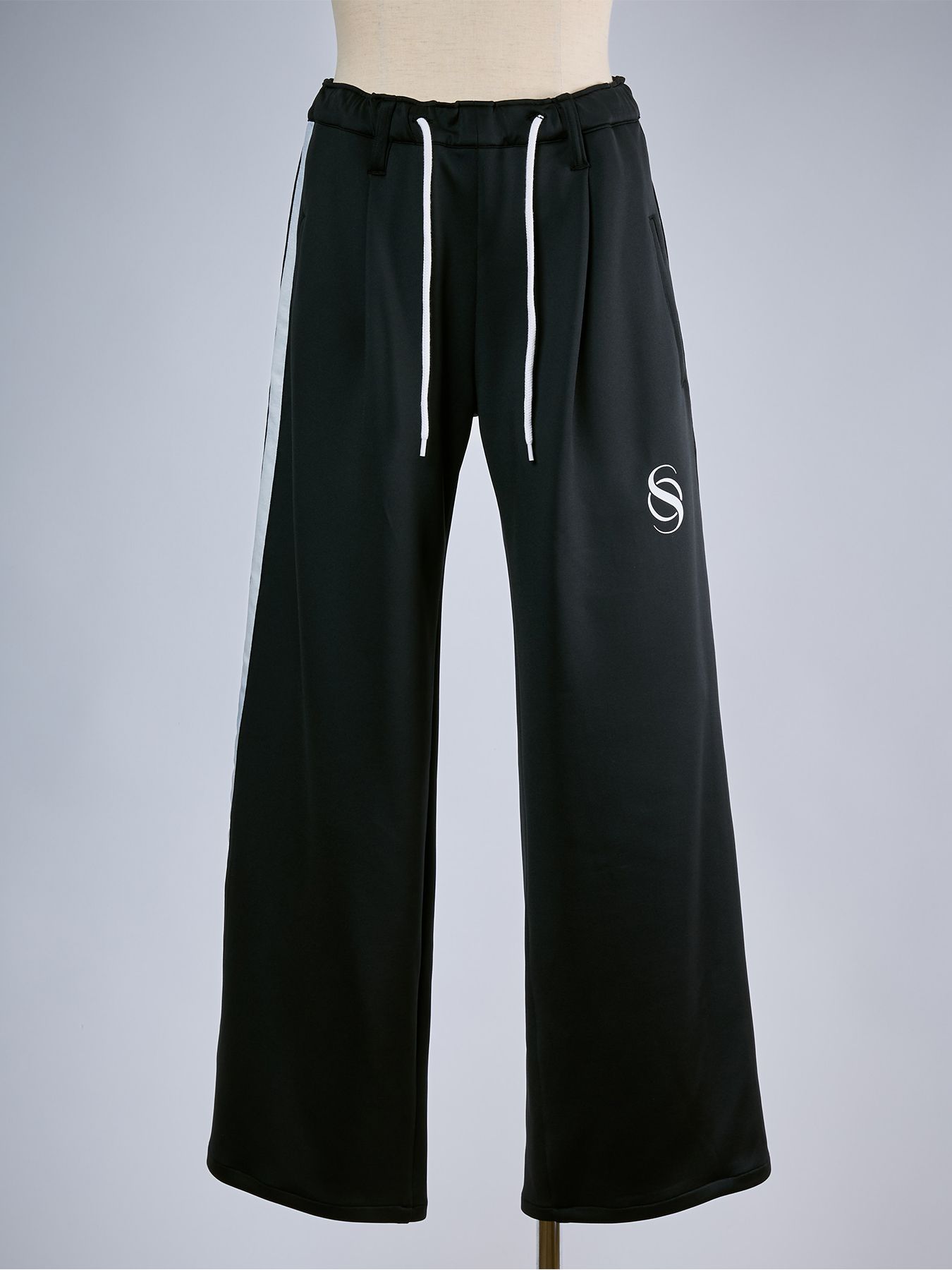 【予約品 10月26日(月) 締切】Line Pants / ラインパンツ / ブラック×ホワイト
