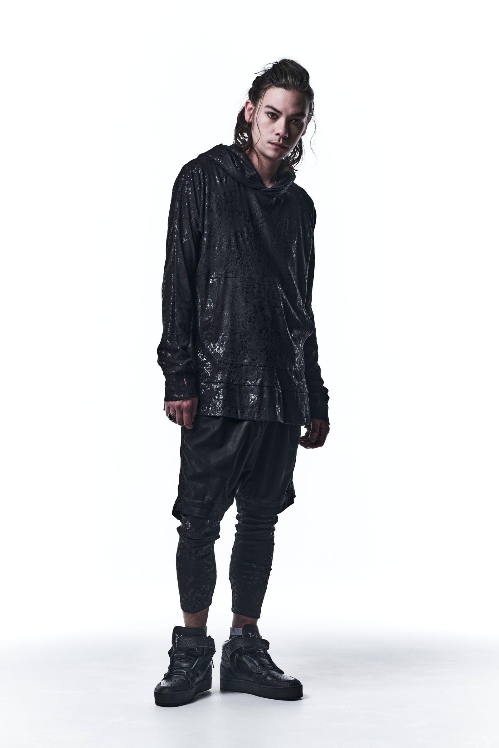 《予約品》 Hoodie パーカー BlackFoilSmooth / Black 【kiryuyrik】 11月入荷予定