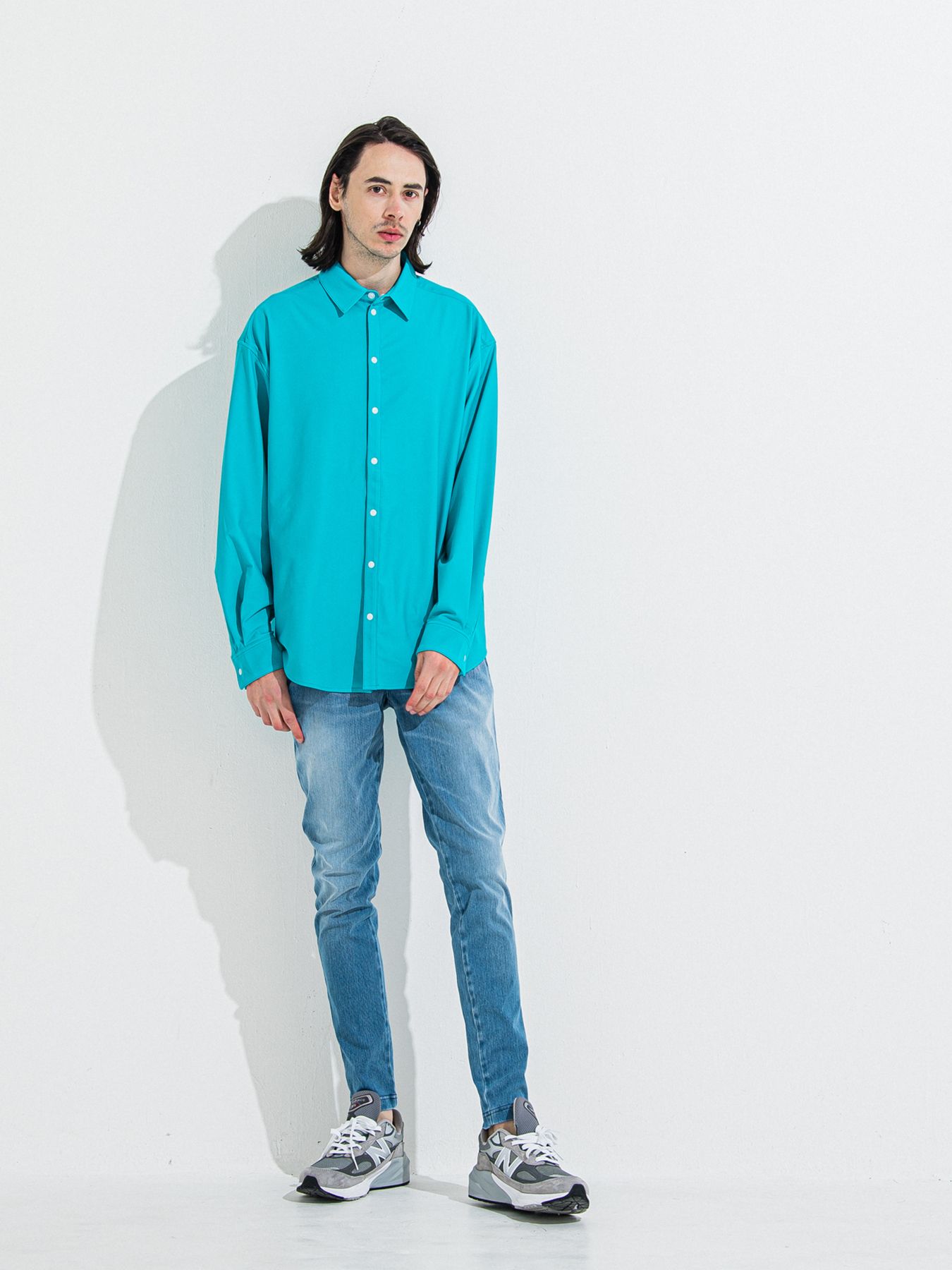 【予約品】RASH JACK SHIRTS / ラッシュガード ジャックシャツ / ターコイズ