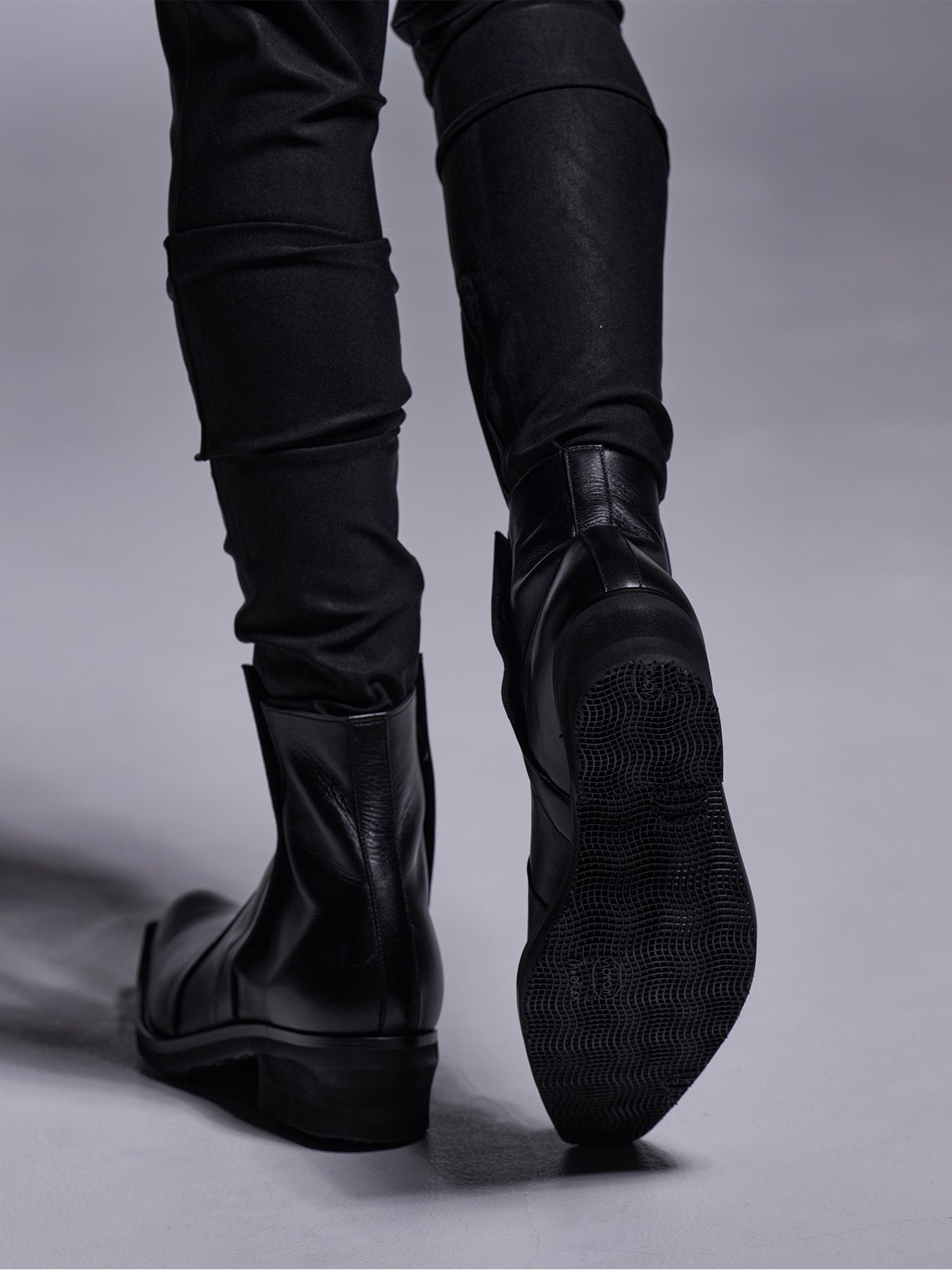 【予約品 】Middle Boots / ミドルブーツ / ブラック