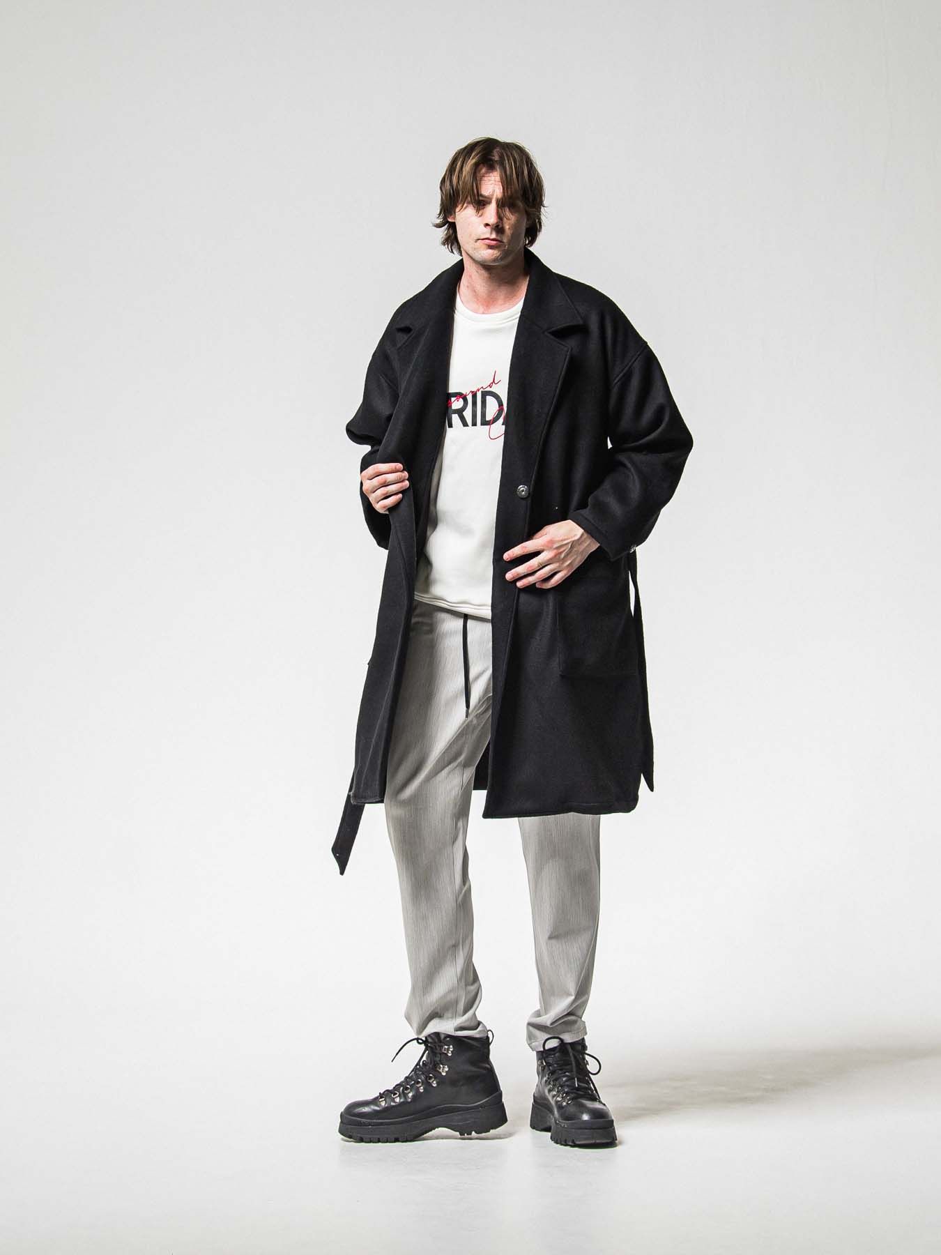 【予約品 】PAT WIDE EASY PANTS / パット ワイドイージーパンツ / グレー