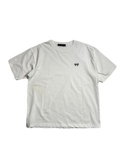 【予約品 8月10日(日) 締切 】WING CROSSGUN S/S T / ウィング クロスガン Tシャツ / クリスタル 刺繍 ホワイト